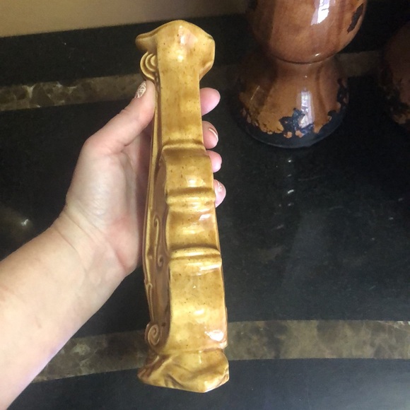 Vintage guitar vase/wall pocket - Picture 5 of 10